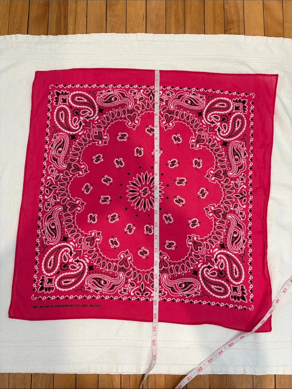 Pink Paisley Bandana